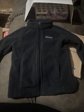 Columbia Kids' Black Full-Zip Fleece Jacket size 4t no call outs